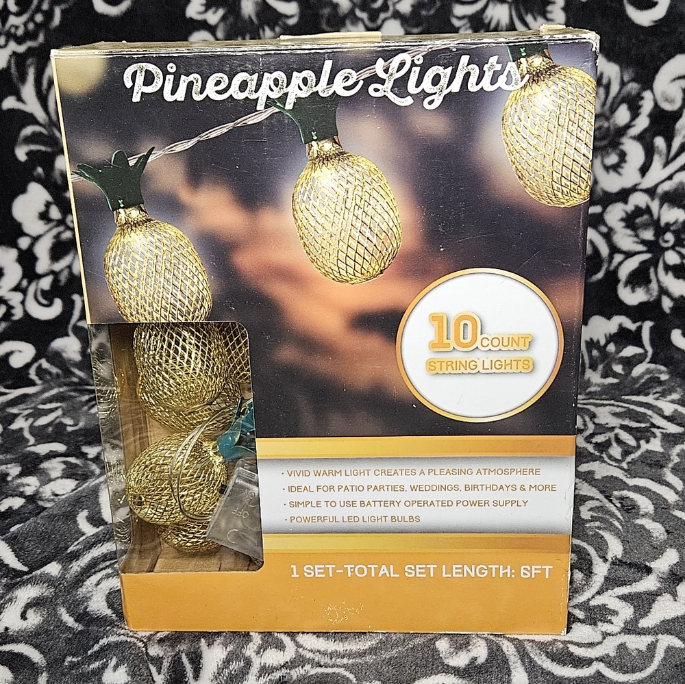 Pineapple led string lights